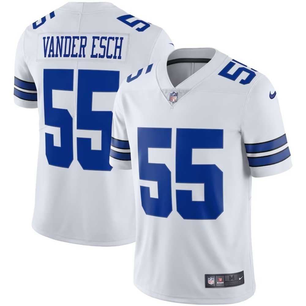 Men's Dallas Cowboys Vander Esch Nike White Jersey